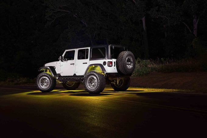 8x RGB LED Rock Light Kit <br> Trucks / Jeeps / SUVs / Powersports