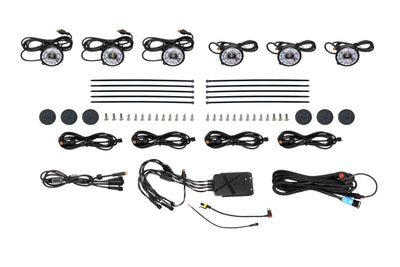 6x RGB LED Rock Light Kit <br> 94-96 Ferrari F512M Trucks/Jeeps/SUVs/Powersports