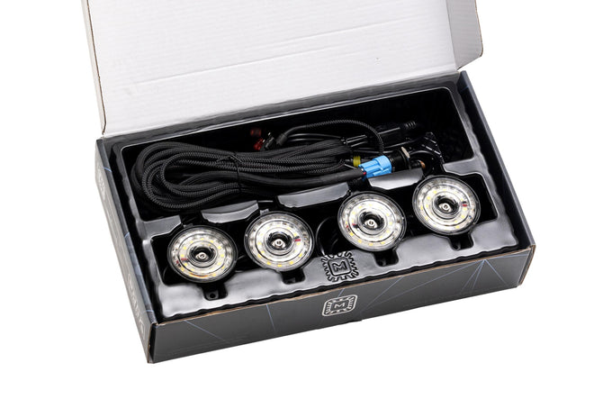 Rock Light(White LED) Kit/4 Pack <br> Universal