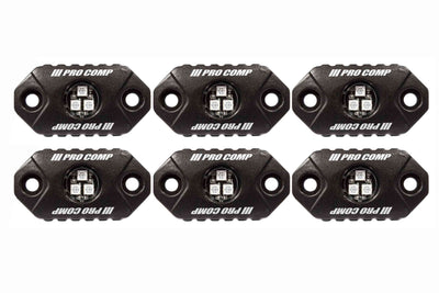 6pcs RGB LED Rock Lights Kit <br> Universal