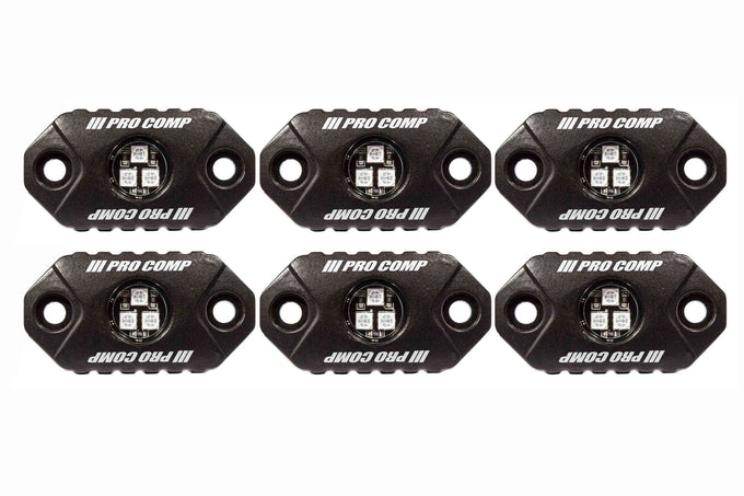 6pcs RGB LED Rock Lights Kit <br> Universal