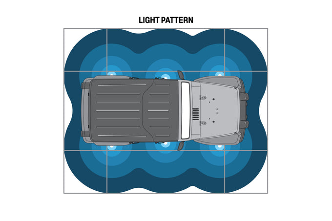 3pcs LED Rock Lights Kit <br> Universal