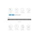 50 in. Dual Row LED Combo Spot Flood Light Bar <br> Universal