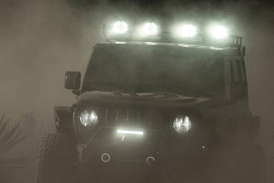 6 in. Single Row LED Combo Spot Flood Light Bar <br> Universal