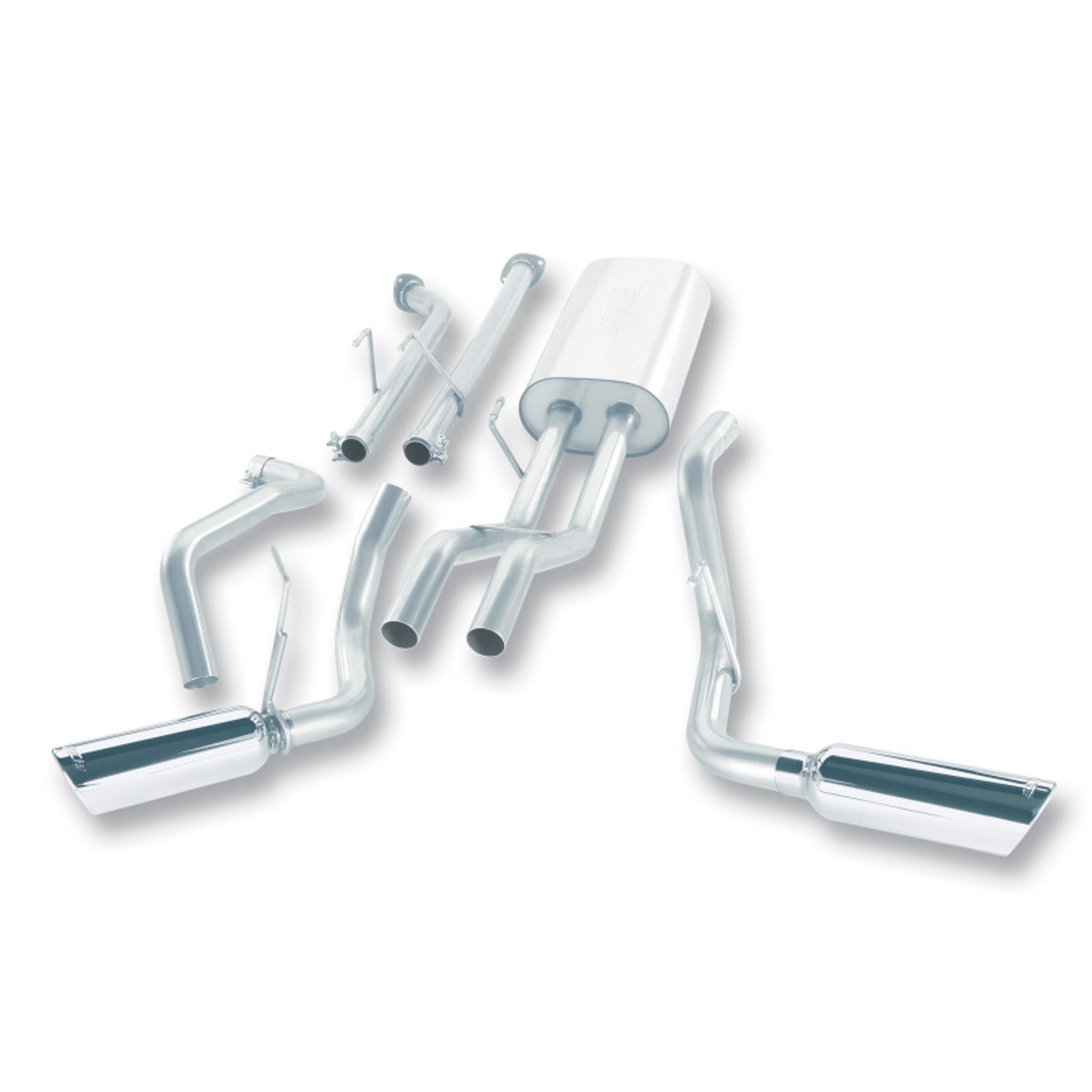 Touring Cat-Back Exhaust System <br> 07-08 Toyota Tundra 5.7L Crew Cab Extended Cab