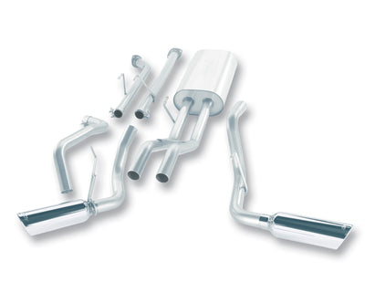 Touring Cat-Back Exhaust System <br> 07-08 Toyota Tundra 5.7L Crew Cab Extended Cab