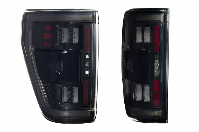 XB LED Tail Lights (Pair / BLIS / Smoked) <br> 21-24 Ford F150