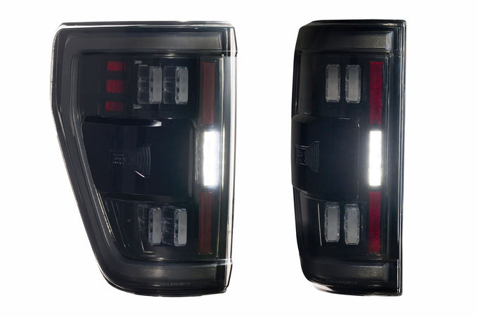 XB LED Tail Lights (Pair / BLIS / Smoked) <br> 21-24 Ford F150
