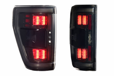 XB LED Tail Lights (Pair / BLIS / Smoked) <br> 21-24 Ford F150