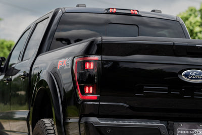 XB LED Tail Lights (Pair / BLIS / Smoked) <br> 21-24 Ford F150