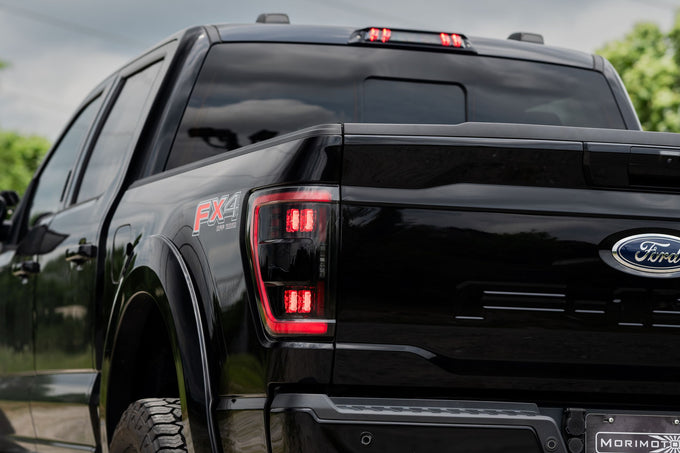XB LED Tail Lights (Pair / BLIS / Smoked) <br> 21-24 Ford F150