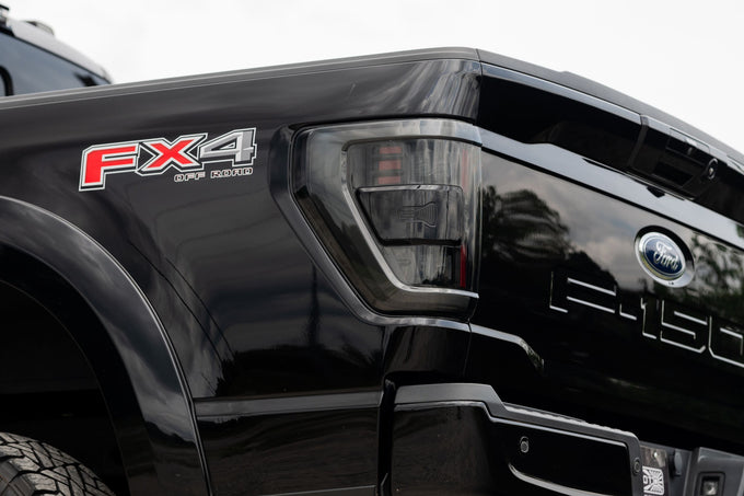 XB LED Tail Lights (Pair / BLIS / Smoked) <br> 21-24 Ford F150