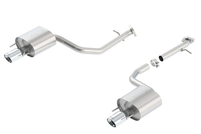 S-Type Axle-Back Exhaust System <br> 14-15 Lexus IS250 L 14-24 Lexus IS350 L