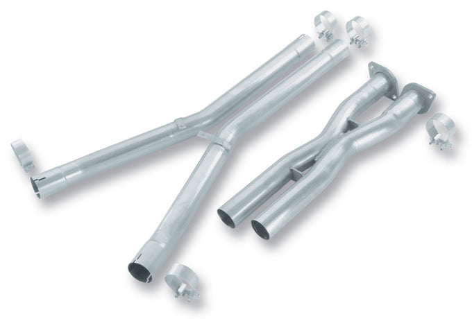 X-Pipe And Mid Section Pipe <br> 06-08 Chevy Corvette 6.0/6.2L