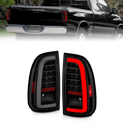 Black Housing Smoke Lens LED Taillights <br> 00-06 Toyota Tundra