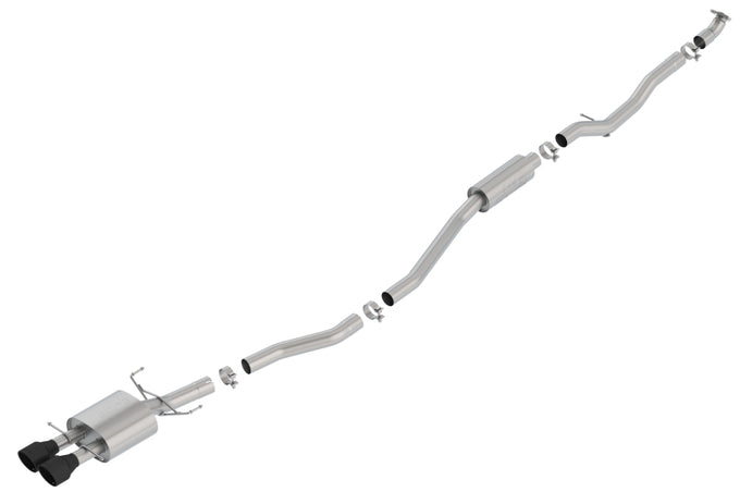 S-Type Cat-Back Exhaust System <br> 17-20 Honda Civic Si 1.5L L4 Sedan 4-Door
