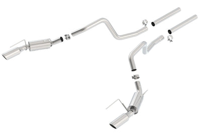 S-Type Cat-Back Exhaust System <br> 05-09 Ford Mustang GT 4.6L
