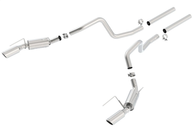 S-Type Cat-Back Exhaust System <br> 05-09 Ford Mustang GT 4.6L