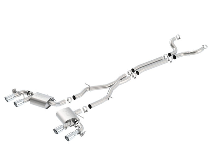 S-Type Cat-Back Exhaust System <br> 17-23 Chevy Camaro ZL1 6.2L V8