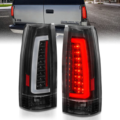 Black Housing LED Taillights <br> 99-00 Cadillac Escalade