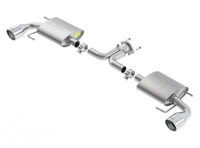 S-Type Axle-Back Exhaust System <br> 14-18 Mazda 3 L Hatchback