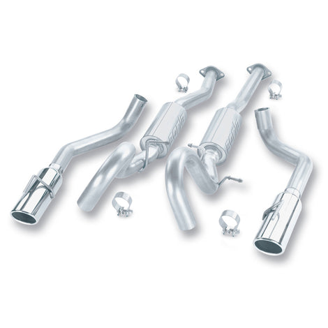 S-Type Cat-Back Exhaust System <br> 99-01,03-04 Ford Mustang GT 4.6L