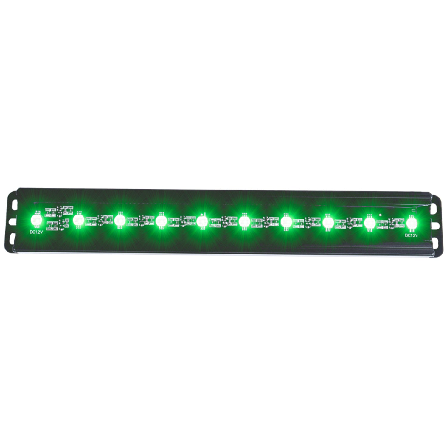Green 12in Slimline LED Light Bar <br> Universal
