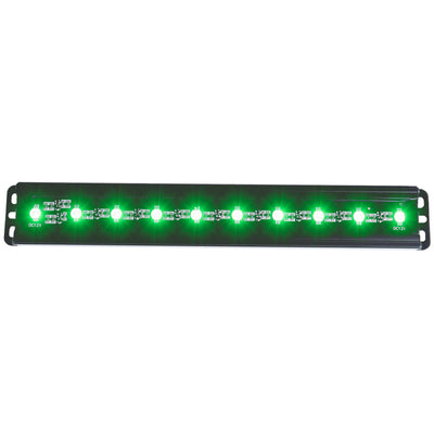Green 12in Slimline LED Light Bar <br> Universal