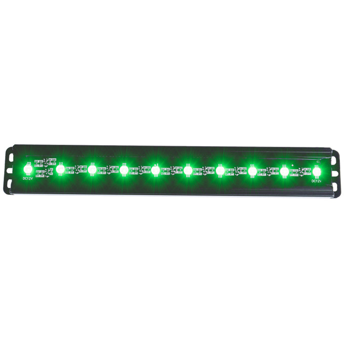 Green 12in Slimline LED Light Bar <br> Universal