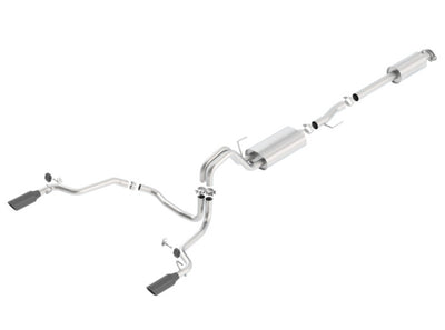 Touring Cat-Back Exhaust System <br> 15-20 Ford F-150 EXCEPT Raptor models