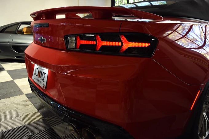 XB LED Smoked Tail Lights <br> 16-18 Chevrolet Camaro