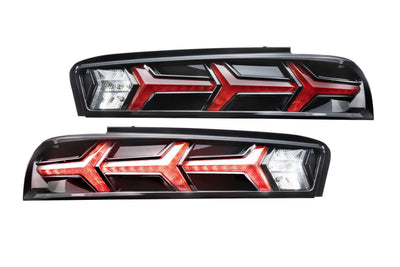 XB LED Red Lambo Style Tail Lights <br> 16-18 Chevrolet Camaro