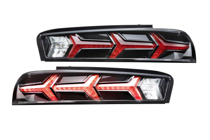 XB LED Red Lambo Style Tail Lights <br> 16-18 Chevrolet Camaro
