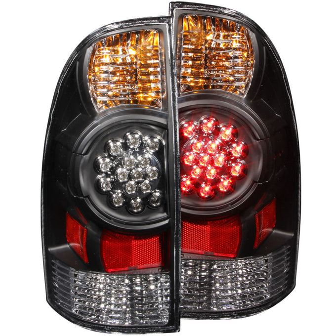 Black LED Taillights <br> 05-15 Toyota Tacoma
