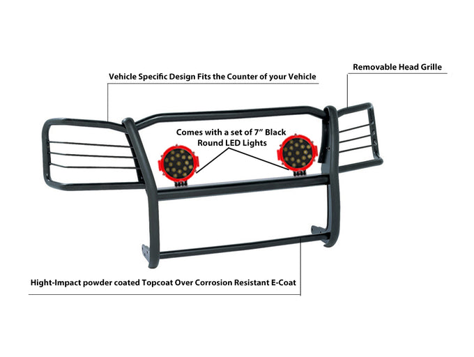 Grille Guard Kit <br>98-04 Chevy S-10 Blazer