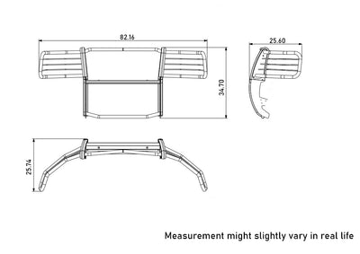 Grille Guard <br>07-13 Chevy Silverado 1500