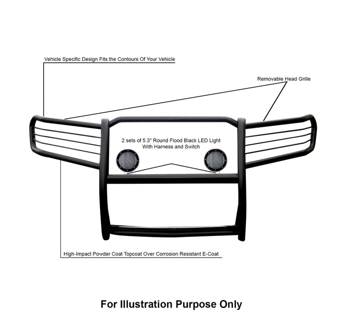 Grille Guard Kit <br>05-10 Jeep Grand Cherokee