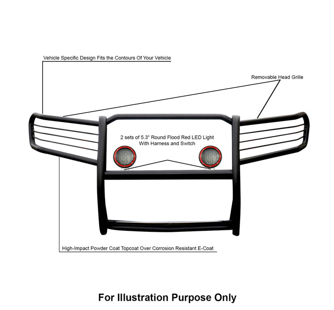 Grille Guard Kit <br>05-10 Jeep Grand Cherokee