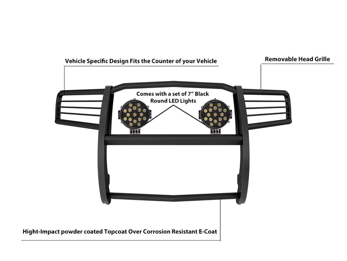 Grille Guard Kit <br>11-21 Jeep Grand Cherokee