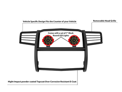 Grille Guard Kit <br>11-21 Jeep Grand Cherokee