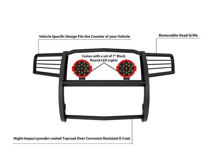 Grille Guard Kit <br>11-21 Jeep Grand Cherokee