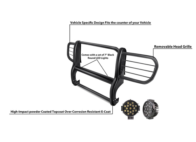 Grille Guard Kit <br>06-10 Jeep Commander