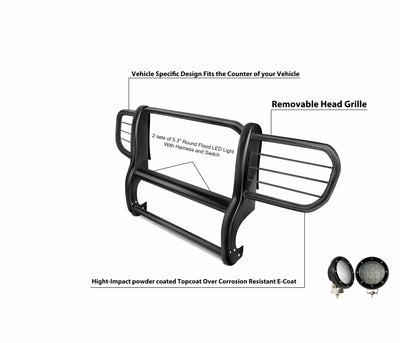 Grille Guard Kit <br>06-10 Jeep Commander