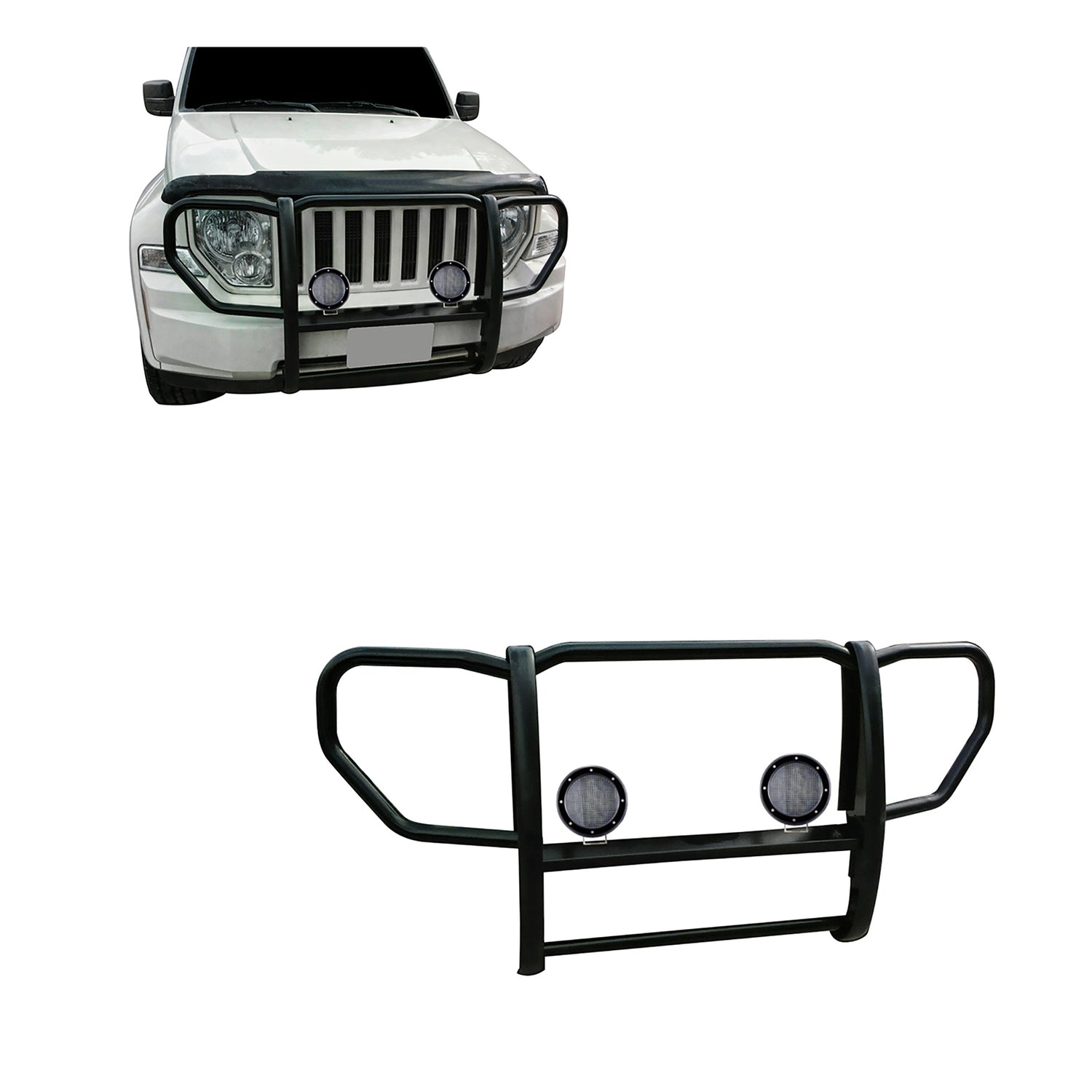 Grille Guard Kit <br>08-12 Jeep Liberty