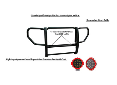 Grille Guard Kit <br>08-12 Jeep Liberty