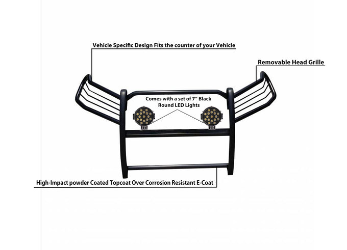 Grille Guard Kit <br>06-18 Toyota RAV4