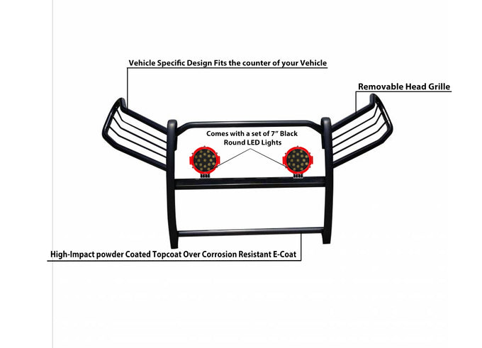 Grille Guard Kit <br>06-18 Toyota RAV4