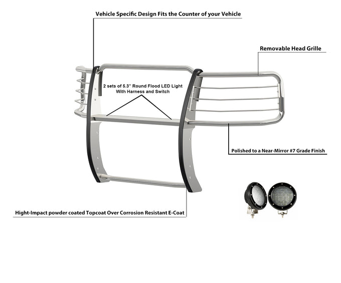 Grille Guard Kit <br>06-18 Toyota RAV4
