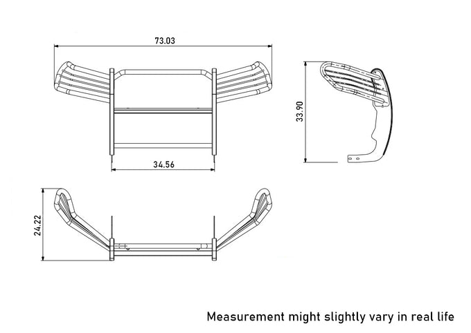 Grille Guard Kit <br>19-23 Toyota RAV4