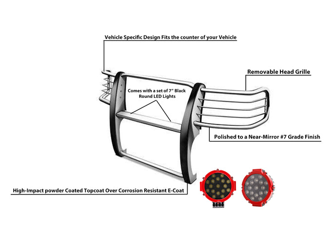 Grille Guard Kit <br>05-15 Toyota Tacoma